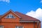 The house with a roof of classic tiles