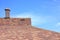 House roof covered with a bitumen tile