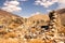 House ruins on silk way, Pamir,Tajikistan, Central Asia.
