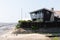 House in sand beach of Basin Arcachon in Andernos city