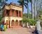 The house of Sarada Nahabat inside  Dakshineshwar Goddess Kali temple in Kolkata India where Sri Ramakrishna worked as a priest.