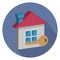 House Security Color vector icon fully editable