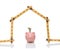 House Shape Ruler Piggy Bank