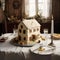 A house shaped cake