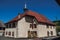 House with small tower in the village of Thorens-GliÃ¨res