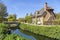 House with thatched roof in Queen\'s hamlet, Versailles