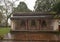 House with three Statues, Chua Thien Mu Pagoda in Hue, Vietnam