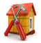 House and Tools (clipping path included)