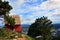 House on top of a mountain