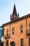 House and tower of Church San Fermo Maggiore
