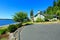 House with water front view. Port Orchard town, WA