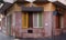 house with windows with colorful shutters, Las Palmas, Canary islands