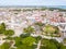 House of Wonders. Old Fort. Stone Town, old colonial center of Zanzibar City, Unguja. Tanzania. Aerial done photo.