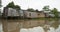 House on wooden stilts in Mekong Delta, Vietnam