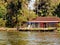 Houseboat Alleppey Kerala India ancient wooden boats palm trees coconut trees kerala