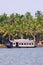 A houseboat on the backwaters of Kerala, India