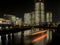 Houseboat cruising toward Minato Mirai