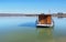 Houseboat at Orava reservoir (OravskÃ¡ Priehrada)