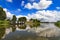 Houseboat reflection