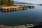 Houseboat on river