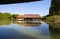 Houseboat used for fishing on the river in Isan, North east Thailand, Asia