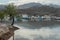 Houseboats docked at Lake Mohave and Spirit Mountain