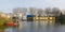 Houseboats in harbor