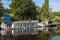 Houseboats on River Spree in Berlin