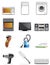 Household appliance icons