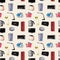 Household appliances seamless pattern