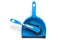 Household cleaning brush and dustpan