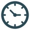 Household clock, minute machine timer  Isolated Vector Icon that can be easily modified or edit