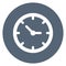 Household clock, minute machine timer  Isolated Vector Icon that can be easily modified or edit