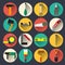 Household tools icons