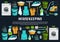 Housekeeping and cleaning vector tools