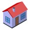 Housekeeping icon, isometric style