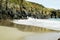 Housel Cove Beach and Housel Bay, The Lizard, Cornwall, England, UK