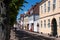 Houses in the aincient town of Elsinore - Helsingor, Denmark.