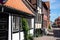 Houses in the aincient town of Elsinore - Helsingor, Denmark.