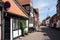 Houses in the aincient town of Elsinore - Helsingor, Denmark.