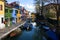 Houses along a canal