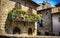 The houses in ancient part of Orvieto, Italy