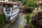 Houses in the ancient Spanish town. Northern Spain, Cantabria