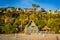 Houses on the beach and cliffs at Thousand Steps Beach