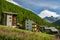 Houses in beautiful Saas valley in Saas-Balen village deep in Swiss Alps