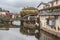 Houses and a bridge over the river in Saint-Jean-Pied-de-Port