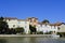 Houses on the canal in Aigues-Mortes