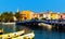 Houses and canals of French town Martigues