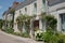 Houses in Chedigny in the Loire Valley, France. The village has been turned into a giant garden and is known as a garden village.