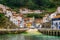 Houses in Cudillero in Asturias